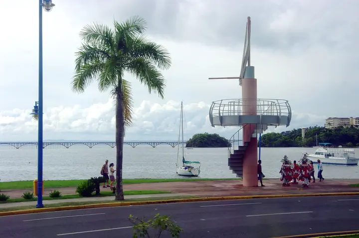 Samaná town and the Malecón, Samaná, Dominican Republic